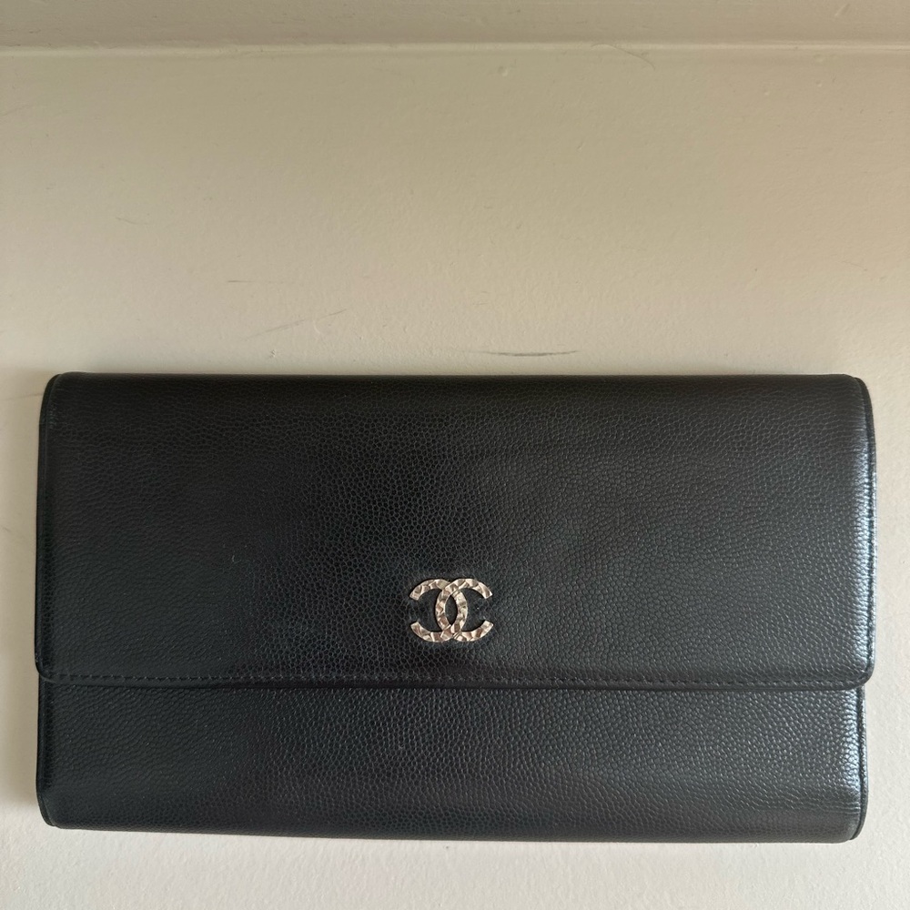 Chanel Envelope Wallet Caviar Leather